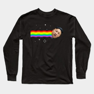 Kim Jong Un Nyan Cat Long Sleeve T-Shirt